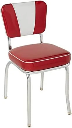 Richardson Seating Retro V-Back Diner Chair With 2" Box Seat, Glitter Sparkle Red/Glitter Silver 14 Richardson Seating Retro V-Back Diner Chair With 2" Box Seat, Glitter Sparkle Red/Glitter Silver -Amazon Store 310mFcOBfWS. AC