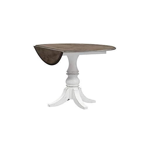 Liberty Furniture INDUSTRIES Magnolia Manor Drop Leaf Table, Antique White 6 Liberty Furniture INDUSTRIES Magnolia Manor Drop Leaf Table, Antique White - Image 4