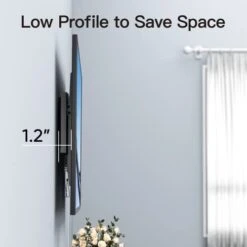 PERLESMITH TV Wall Mount For Most 37-82 Inch TVs Fits 16”/18”/24” Wood Studs, Tilt Wall Mount TV Bracket Up To 132 Lbs, Low Profile Flat TV Mount With Max VESA 600x400mm, PSLTK1 10 PERLESMITH TV Wall Mount For Most 37-82 Inch TVs Fits 16”/18”/24” Wood Studs, Tilt Wall Mount TV Bracket Up To 132 Lbs, Low Profile Flat TV Mount With Max VESA 600x400mm, PSLTK1 -Amazon Store 311GBp0iZRL