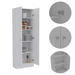 Home Square 2-Piece Set With Storage Pantry Cabinet & Pantry Cabinet 13 Home Square 2-Piece Set With Storage Pantry Cabinet & Pantry Cabinet -Amazon Store 311VQjNQVIL