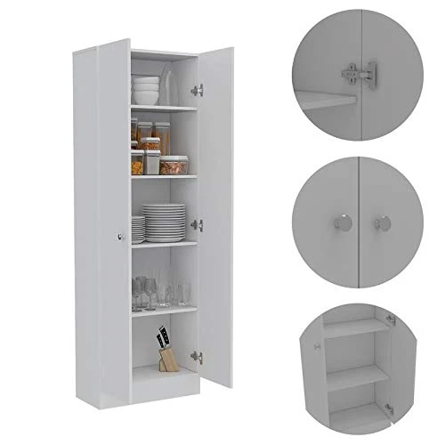 Home Square 2-Piece Set With Storage Pantry Cabinet & Pantry Cabinet 8 Home Square 2-Piece Set With Storage Pantry Cabinet & Pantry Cabinet - Image 6