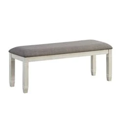 Lexicon Saratoga Dining Bench, Antique White -Amazon Store 311invXDqWL