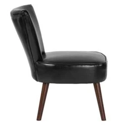Flash Furniture HERCULES Holloway Series Black LeatherSoft Retro Chair 16 Flash Furniture HERCULES Holloway Series Black LeatherSoft Retro Chair -Amazon Store 311mBZhK7OL