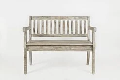 Jofran Artisan's Craft Storage Bench Weathered White, 42" W X 23" D X 35" H, Finish, (Set Of 1) -Amazon Store 312XRk ROqL. AC