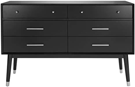 Safavieh Couture Home Madden Modern Retro Walnut 6-drawer Dresser 17 Safavieh Couture Home Madden Modern Retro Walnut 6-drawer Dresser - Image 15