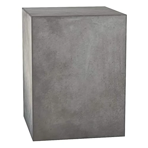 Benjara Benzara Concrete Dining Stool With Cut Out Side Handles, Gray, 8 Benjara Benzara Concrete Dining Stool With Cut Out Side Handles, Gray, - Image 6