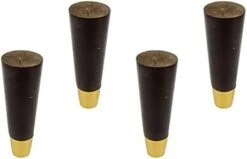 FarBoat 4Pcs 3-1/8" Height Classical Wood Furniture Legs Bun Feet Sofa Coach Feet Replacement For Coffee Table Cabinet TV Stand Chair Dresser -Amazon Store 313ey3W8HL. AC