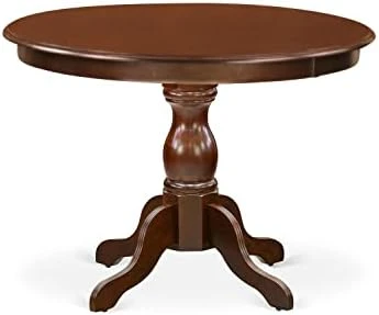 East West Furniture Dinner HBT-ABK-TP Dining Room Table Round Tabletop And 42 X 29.5-Black Finish 9 East West Furniture Dinner HBT-ABK-TP Dining Room Table Round Tabletop And 42 X 29.5-Black Finish - Image 7