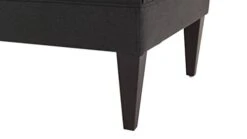 Jennifer Taylor Home Harrison Tufted Roll Arm Chaise Lounge, Jet Black 65D X 28W X 31H In 14 Jennifer Taylor Home Harrison Tufted Roll Arm Chaise Lounge, Jet Black 65D X 28W X 31H In -Amazon Store 313xLqYPzSL