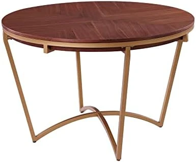 Morden Fort Round Dining Table Modern Luxaury Table With Gold Metal Legs For Dining Room, Home Kitchen, Restaurant - Black 15 Morden Fort Round Dining Table Modern Luxaury Table With Gold Metal Legs For Dining Room, Home Kitchen, Restaurant - Black - Image 13