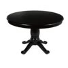 Simple Living Alexa Black Round Pedestal Wood Dining Table -Amazon Store 314pIhEJSOL