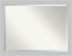 Amanti Art Vanity Wood Framed Bathroom Mirror, Glass Size 36x24, Blanco White -Amazon Store 315EkY3ly4L. AC