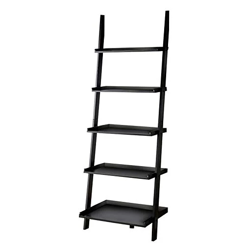 Furniture Of America Sion Black Ladder Shelf, 4 Furniture Of America Sion Black Ladder Shelf, - Image 2