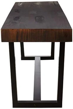 Walker Edison Industrial Farmhouse Wood Entryway Dining Bench Kitchen Table Set Dining Chairs, 60 Inch, Brown 9 Walker Edison Industrial Farmhouse Wood Entryway Dining Bench Kitchen Table Set Dining Chairs, 60 Inch, Brown -Amazon Store 31601S73FpL