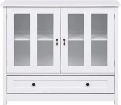 Nozama White Wine Cabinet With Storage Modern Buffet Server Sideboard With 2 Door Cabinets For Kitchen Room Kitchen Bar Storage Cabinet Cupboard 13 Nozama White Wine Cabinet With Storage Modern Buffet Server Sideboard With 2 Door Cabinets For Kitchen Room Kitchen Bar Storage Cabinet Cupboard -Amazon Store 3162M etwXL. AC
