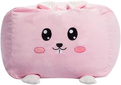 Posh Creations Large Bean Bag Soft Cozy Animal Chair For Bedrooms, Kids Lounger, Large-24 Inch, Chevron Green And White (sdfds) 12 Posh Creations Large Bean Bag Soft Cozy Animal Chair For Bedrooms, Kids Lounger, Large-24 Inch, Chevron Green And White (sdfds) - Image 10