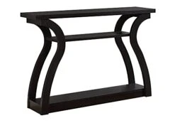 Monarch Specialties 47" Console Table - Sleek And Modern Accent Table For Your Home (Cappuccino/Dark Brown/Espresso)