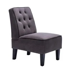 Annjoe Armless Accent Chair, Button Tufted Slipper Chair Side Chair Single Sofa For Dining Room Living Room Bedroom Funiture (Set Of 2) 15 Annjoe Armless Accent Chair, Button Tufted Slipper Chair Side Chair Single Sofa For Dining Room Living Room Bedroom Funiture (Set Of 2) -Amazon Store 317EMh99GLL