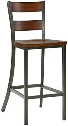Home Styles Cabin Creek Bistro Table, Constructed From Hardwood Solids With A Chestnut Distressed Finish 7 Home Styles Cabin Creek Bistro Table, Constructed From Hardwood Solids With A Chestnut Distressed Finish - Image 5