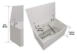 Badger Basket Flat Top Toy Box And Storage Bench For Kids, Playroom Storage, White -Amazon Store 317Sz0UXPiL