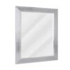 Head West Textured Chrome Rectangular Framed Beveled Accent Wall Vanity Mirror - 27.5 X 33.5 1 Head West Textured Chrome Rectangular Framed Beveled Accent Wall Vanity Mirror - 27.5 X 33.5 -Amazon Store 3188qVUbV4L