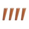 YMWEMA Furniture Desk Wood Legs For Furniture, Coffee Table Legs For Sofa Cabinet, Decoration For Ottoman Wardrobe, Set Of 4 Dining Table (Size : 18cm) -Amazon Store 318as73XR8L