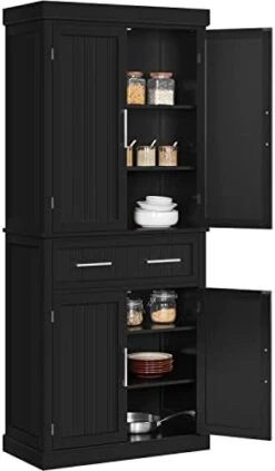 Yaheetech Kitchen Pantry Storage Cabinet With Doors And Adjustable Shelves, Freestanding Pantry Cabinets With Drawer, Modern Farmhouse Pantry Cupboard For Kitchen, Dinning Room, Living Room, White 12 Yaheetech Kitchen Pantry Storage Cabinet With Doors And Adjustable Shelves, Freestanding Pantry Cabinets With Drawer, Modern Farmhouse Pantry Cupboard For Kitchen, Dinning Room, Living Room, White -Amazon Store 318p6ADmapL. AC