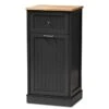 Baxton Studio Monica Kitchen Cabinet, Dark Grey/Oak Brown -Amazon Store 3194fRU8cwL