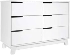 Babyletto Hudson 6-Drawer Assembled Double Dresser In White, Greenguard Gold Certified -Amazon Store 31A6ttam6mL. AC