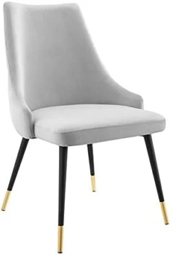 Modway Adorn Tufted Performance Velvet Dining Side Chair, Navy 25D X 22W X 34H Inch -Amazon Store 31AXhxkISbS. AC