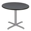 Regency Via Round X-Base Table, 36", Grey/Grey 2 Regency Via Round X-Base Table, 36", Grey/Grey -Amazon Store 31AYnOa7gjL