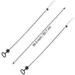 STARVAST Sofa Recliner Cables, 2Pcs Couch Release Cables Replacement D Ring Couch Recliner Pull Handle, Hook Exposed Cable Length (4.75") Total Length 36.5 Inch 13 STARVAST Sofa Recliner Cables, 2Pcs Couch Release Cables Replacement D Ring Couch Recliner Pull Handle, Hook Exposed Cable Length (4.75") Total Length 36.5 Inch -Amazon Store 31AyObD5E4L