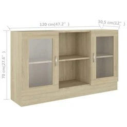 VidaXL Sideboard Vitrine Coffee Bar Cabinet With Open Compartment Sideboard Buffet Cabinet With Storage For Living Room Sonoma Oak Engineered Wood 11 VidaXL Sideboard Vitrine Coffee Bar Cabinet With Open Compartment Sideboard Buffet Cabinet With Storage For Living Room Sonoma Oak Engineered Wood -Amazon Store 31BFb8Xz7TL