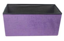 Sorbus Storage Ottoman Bench – Collapsible/Folding Bench Chest With Cover – Perfect Toy And Shoe Chest, Hope Chest, Pouffe Ottoman, Seat, Foot Rest, – Contemporary Faux Suede (Purple) -Amazon Store 31BH1FA3DjL