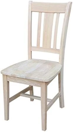 International Concepts Pair Of Slat Back Chairs, Unfinished -Amazon Store 31BMClBqIL. AC