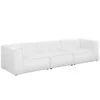 Modway Mingle Contemporary Modern 3-Piece Sectional Sofa Set In White 2 Modway Mingle Contemporary Modern 3-Piece Sectional Sofa Set In White -Amazon Store 31BTMp6vHhL