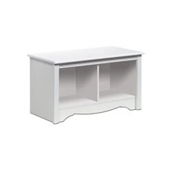 Prepac Twin Cubbie Bench, White -Amazon Store 31BeSUmiGFL
