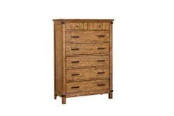 Coaster Brenner 7 Drawer Chest Natural Honey 205265