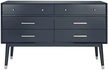 Safavieh Couture Home Madden Modern Retro Walnut 6-drawer Dresser 15 Safavieh Couture Home Madden Modern Retro Walnut 6-drawer Dresser - Image 13