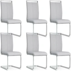Baysitone Modern Dining Chairs Set Of 4, Side Dining Room Chairs, Kitchen Chairs With Faux Leather Padded Seat High Back, Chairs For Dining Room,Kitchen, Living Room Light Grey -Amazon Store 31CQKndMu1L. AC