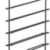Whitmor Door Shoe Rack, 7.5x22.625x41.80, Gunmetal Gray -Amazon Store 31CiDRUz1UL