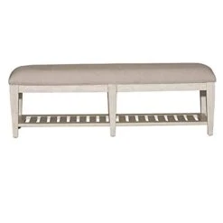 Liberty Furniture INDUSTRIES Heartland Bed Bench, Antique White
