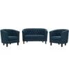 Modway Prospect Upholstered Fabric Living Room, Loveseat And Two Armchairs Set, Azure 1 Modway Prospect Upholstered Fabric Living Room, Loveseat And Two Armchairs Set, Azure -Amazon Store 31DCftoINBS