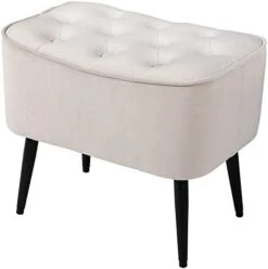 BIRDROCK HOME Tufted Curve Grey Ottoman – Velvet Foot Stool – Mid Century Modern Steel Legs - Soft Compact Padded Stool - Living Room Or Bedroom – Vanity Chair - Decorative Furniture 14 BIRDROCK HOME Tufted Curve Grey Ottoman – Velvet Foot Stool – Mid Century Modern Steel Legs - Soft Compact Padded Stool - Living Room Or Bedroom – Vanity Chair - Decorative Furniture -Amazon Store 31DNfnPzAHL. AC