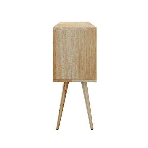 Domesis Mid Century Modern Wood Sideboard With Doors In Natural 6 Domesis Mid Century Modern Wood Sideboard With Doors In Natural - Image 4