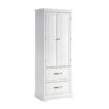 Erinnyees Freestanding Pantry, Floor Utility Storage Cabinet With Doors And Shelves, Pantry Cabinets Cupboard For Living Room Kitchen Hallway Bathroom, White -Amazon Store 31DdDFAvBXL