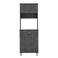 Helis 60 Pantry Cabinet - Smoky Oak