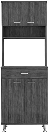 Helis 60 Pantry Cabinet - Smoky Oak 12 Helis 60 Pantry Cabinet - Smoky Oak - Image 10