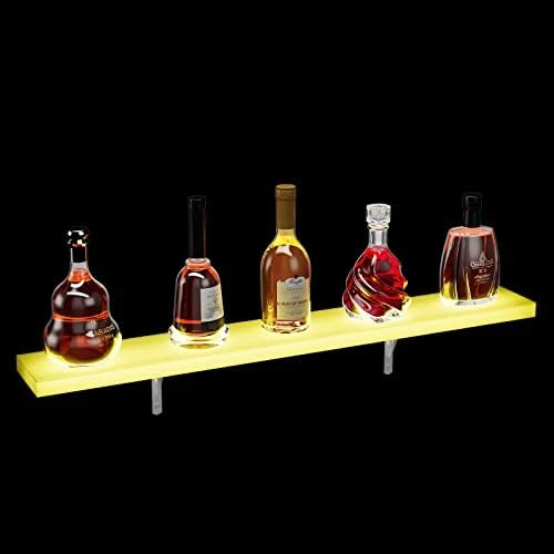 Oarlike LED Liquor Bottle Display Shelf 32 Inch Acrylic Lighted Bar Shelf With RF Remote Controller For Home Commercial Bar Floating Wall Mounted Display Shelves¡ 9 Oarlike LED Liquor Bottle Display Shelf 32 Inch Acrylic Lighted Bar Shelf With RF Remote Controller For Home Commercial Bar Floating Wall Mounted Display Shelves¡ - Image 7