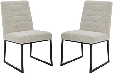 Amazon Brand – Rivet Decatur Modern Faux Leather Dining Chair, Set Of 2, 21"W, Tan Brown 10 Amazon Brand – Rivet Decatur Modern Faux Leather Dining Chair, Set Of 2, 21"W, Tan Brown - Image 8